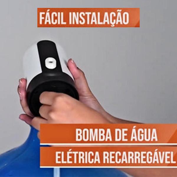 Imagem de 4 Bebedouro Bomba Elétrica Para Galão Água Recarregável