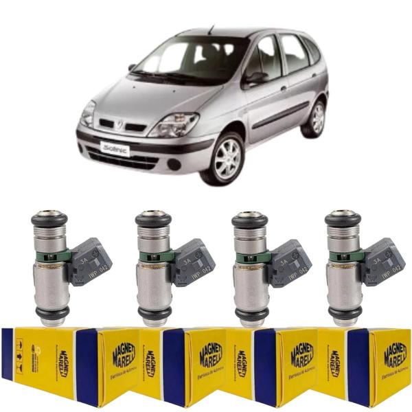 Imagem de 4 Bico Injetor Megane 1.6 2.0 16V 1999 A 2020 Magneti Iwp042