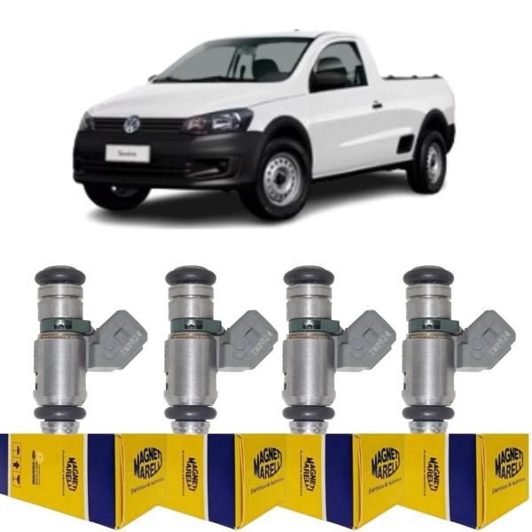 4 Bicos Injetores Gol 1.6 1.8 2.0 1997 A 2000 Magneti Iwp024 - Magneti Marelli Imagem de 4 Bicos Injetores Gol 1.6 1.8 2.0 1997 A 2000 Magneti Iwp024