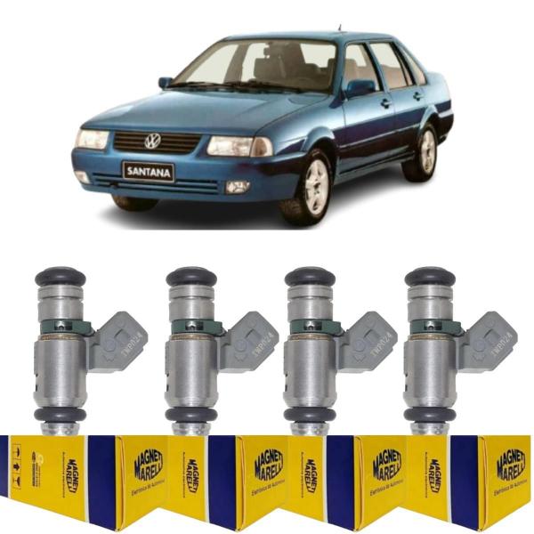 4 Bicos Injetores Gol 1.6 1.8 2.0 1997 A 2000 Magneti Iwp024 - Magneti Marelli Imagem de 4 Bicos Injetores Gol 1.6 1.8 2.0 1997 A 2000 Magneti Iwp024
