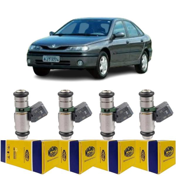 Imagem de 4 Bicos Injetores Kangoo 1.6 16V 1999 A 2020 Magneti Iwp042