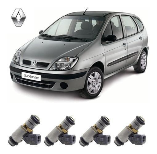 Imagem de 4 Bicos Injetores Renault Megane Kangoo Scenic Clio 1.6 16V