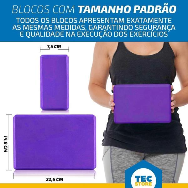 Imagem de 4 Blocos Eva Yoga Studio Pilates Rpg Exercicios Fisioterapia