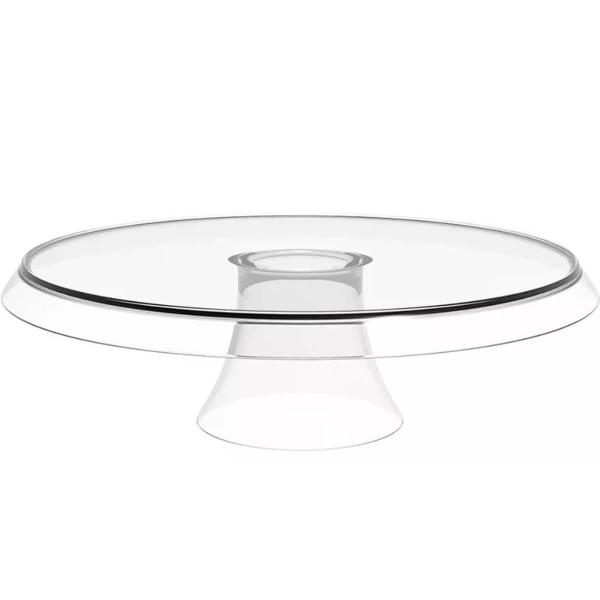 4 Boleiras com Cúpula e Pé 34cm Glassy Transparente Porta Bo - Crippa Imagem de 4 Boleiras com Cúpula e Pé 34cm Glassy Transparente Porta Bo