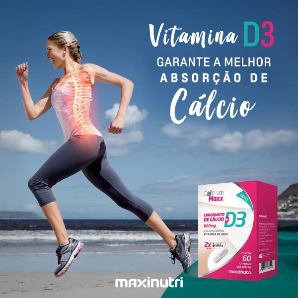 Imagem de 4 caixa calcium maxx + d3 600mg 60cps maxinutri