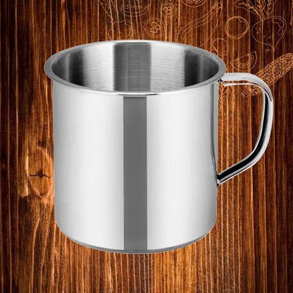 Imagem de  4 Caneca Inox 1,2 Litros Fervedor De Leite Café Servir Luxo