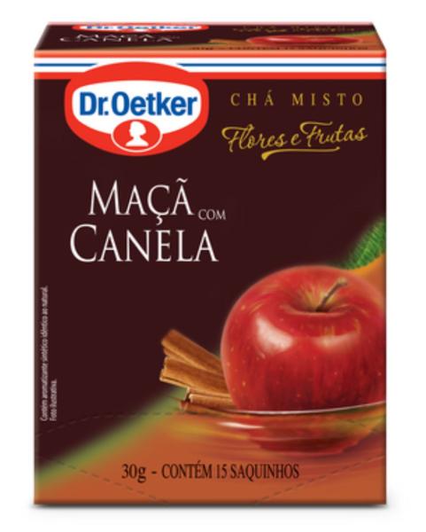 Imagem de 4 chá de maçã com canela 30g dr. oetker