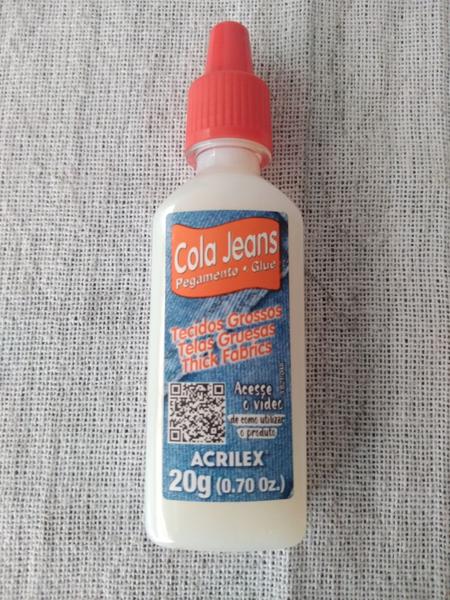 Imagem de 4 -Cola pano jeans acrilex  20g venda diferenciada