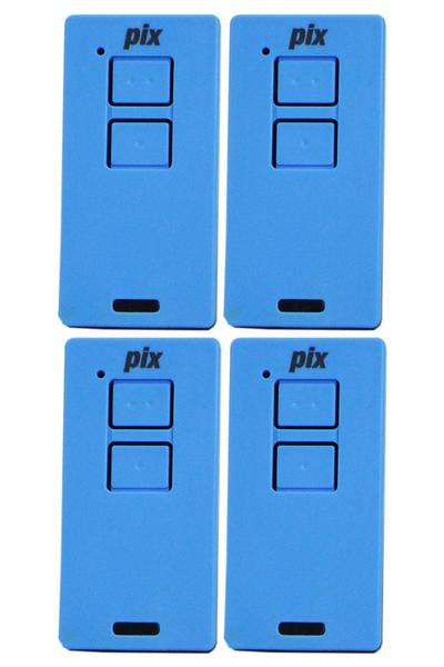 Imagem de 4 Controle Portão Alarme Cerca Elétrica 433,92mhz Tix Pix Garen Ppa Zap Rcg Seg Azul