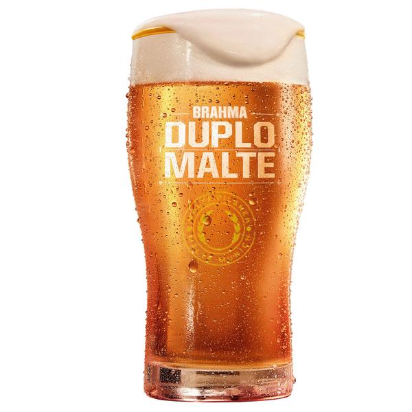 Imagem de 4 Copos Para Chopp e Cerveja Brahma Duplo Malte 425ml - Ambev Oficial