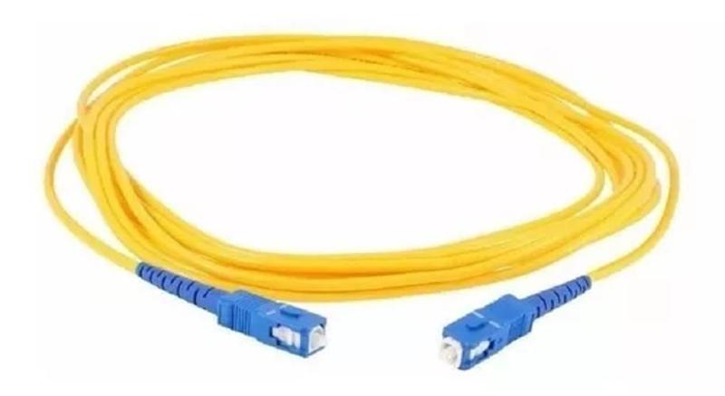 Imagem de 4 Cordões De Fibra Óptica Simplex Sc/Upc Sc/Upc 3 Metros