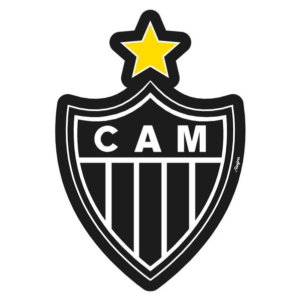 Imagem de 4 Enfeite Topo Decoração de Bolo Festa Atlético Mineiro