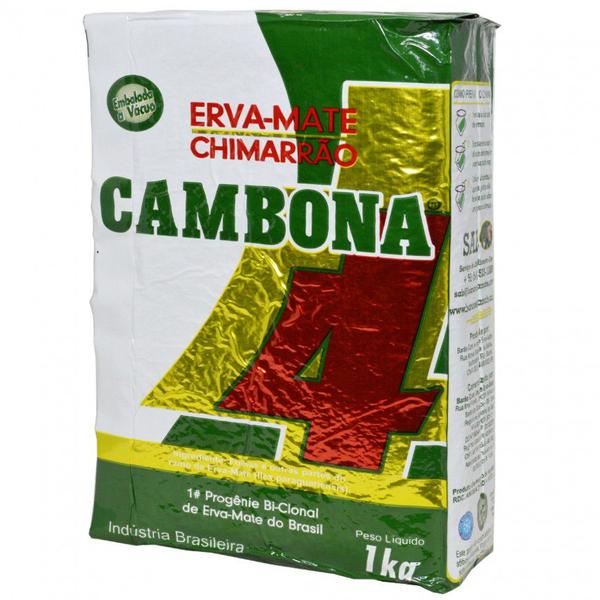 4 Erva Mate Chimarrão CAMBONA VÁCUO tradicional 1kg Imagem de 4 Erva Mate Chimarrão CAMBONA VÁCUO tradicional 1kg