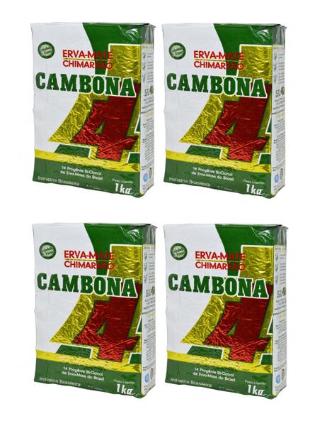 4 Erva Mate Chimarrão CAMBONA VÁCUO tradicional 1kg Imagem de 4 Erva Mate Chimarrão CAMBONA VÁCUO tradicional 1kg