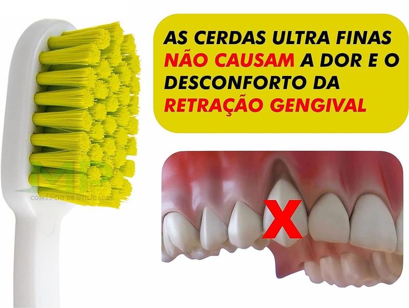 Imagem de 4 Escovas De Dentes Jadepro Pro-slim 5700 Cerdas Alemãs Ultra Suave