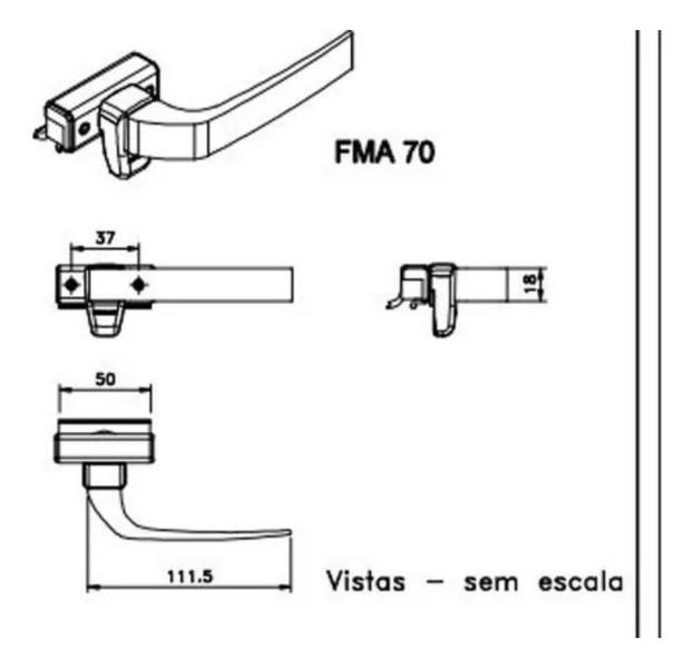 Imagem de 4  Fecho Suprema Maxim De Pressão Trava Janela Manutenção