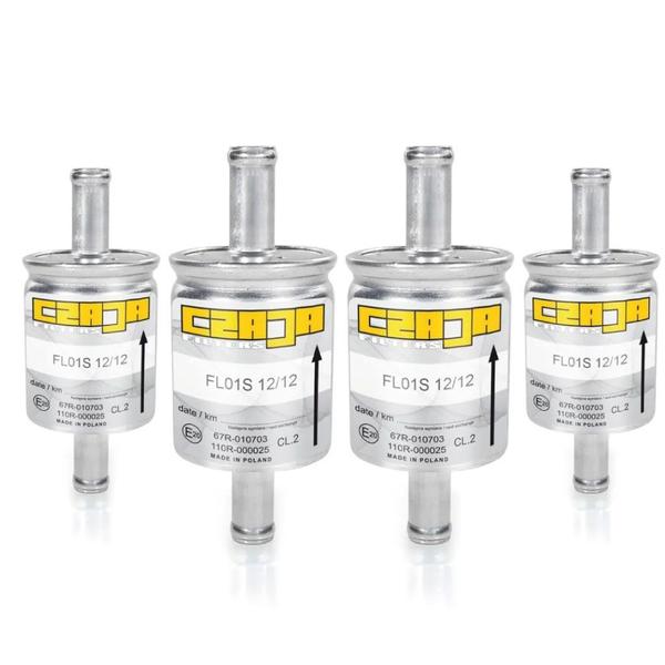 Imagem de 4 Filtros Czaja Gas Natural Veicular Gnv 5 Geração Universal