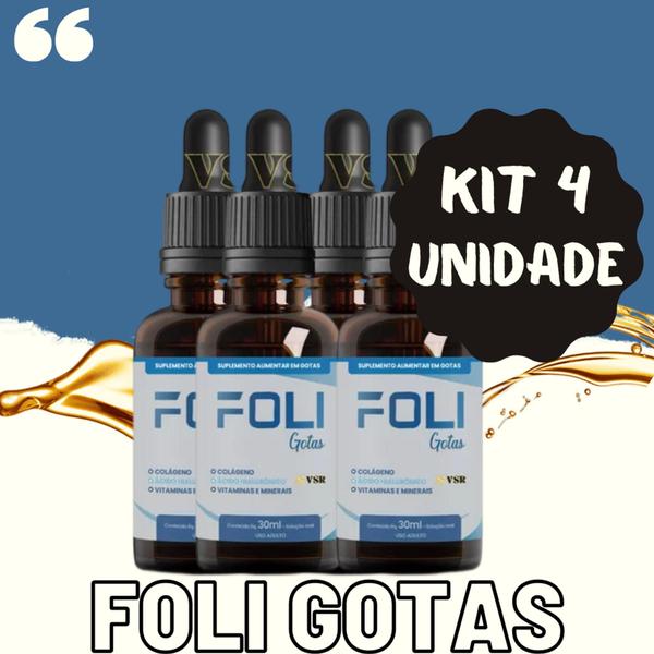 Imagem de 4 foli gotas ação poderosa 30ml original