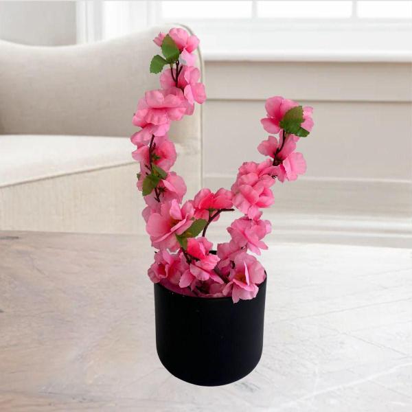 Imagem de 4 Galhos Flores de Cerejeira Artificial Charme Rústico para Casamentos e Celebrações Minimalistas