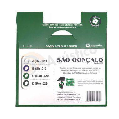 4 Jogos Encordoamento Cavaco São Gonçalo Cavaquinho Palheta Imagem de 4 Jogos Encordoamento Cavaco São Gonçalo Cavaquinho Palheta