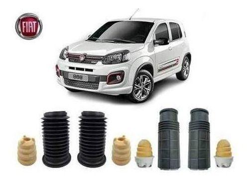 Imagem de 4 Kit Batente Amortecedor Dianteiro Traseiro Fiat Uno 2012 2013 2014