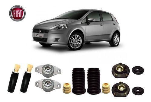 Imagem de 4 Kit Coxim Batente Rolamento Amortecedor Dianteiro Traseiro Fiat Punto 2014 2015 2016 2017