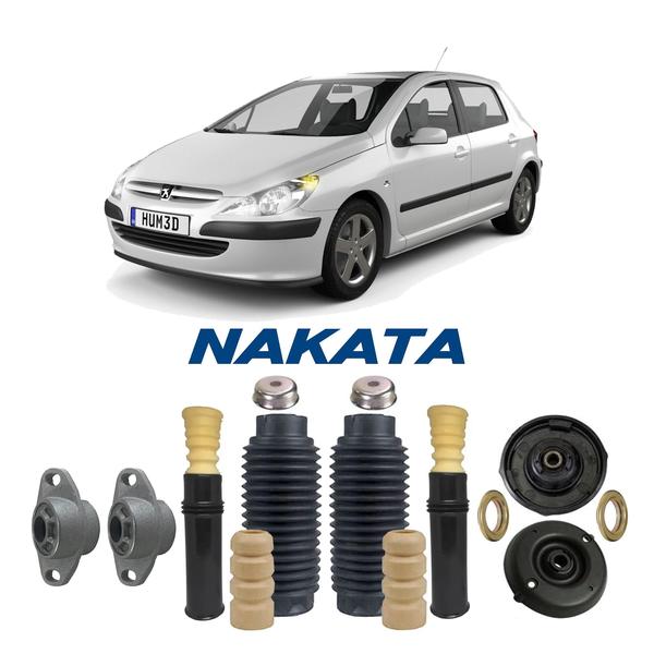 Imagem de 4 Kit Suspensão Dianteira Traseira Peugeot 307 2003 2004 05