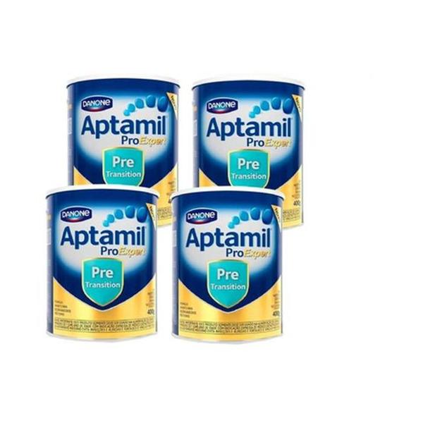 4 Latas - Aptamil ProExpert Pre Transition 400g - Danone Imagem de 4 Latas - Aptamil ProExpert Pre Transition 400g
