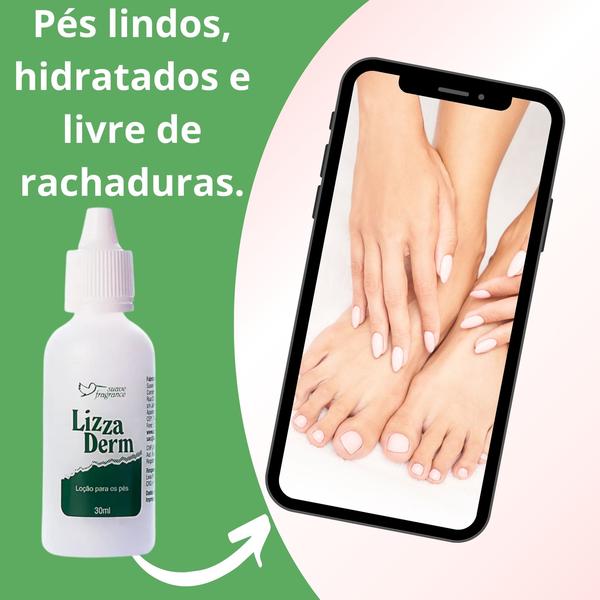 Imagem de 4 Loção Para Tratamento de Pés Rachados Lizza Derm 