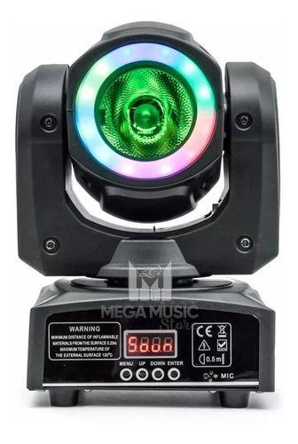 Imagem de 4 Mini Moving Farol Beam 60w 2in1 Effect Color Beam Led + Mesa Dmx