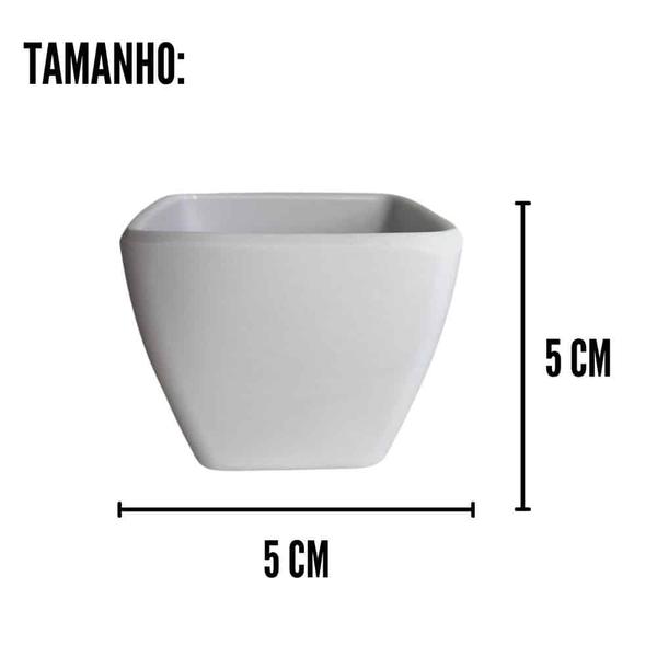 Imagem de 4 Mini Vaso Suculenta Decorativo Cachepot p/ Plantas-Flores