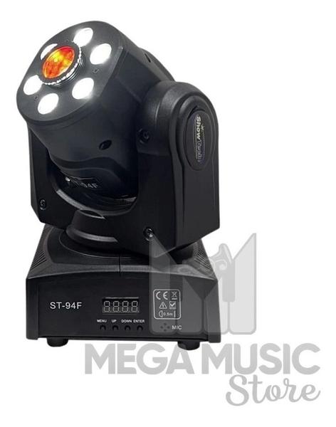 Imagem de 4 Moving 60w Rgbw Head Spot Led 8 Cores + 7 Desenho Wash 6 Led + Mesa DMX