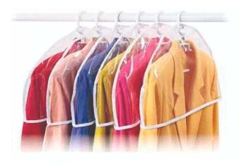 4 Ombreira Para Roupa - Tnt/cristal Contra Do Po E Mofo - IDEALIZA Imagem de 4 Ombreira Para Roupa - Tnt/cristal Contra Do Po E Mofo