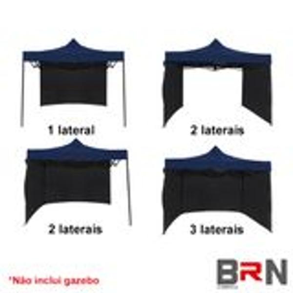 4 Paredes Fechamento Lateral Removível Para Tenda Gazebo 3x3 - BRN COMMERCE Imagem de 4 Paredes Fechamento Lateral Removível Para Tenda Gazebo 3x3