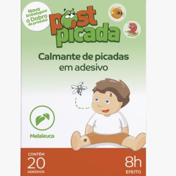 Imagem de 4 Post Picada - Calmante De Picadas Em Adesivo 20Un Babydeas