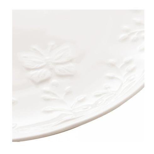 Imagem de 4 Prato para Sobremesa de Porcelana New Bone Butterfly Flower 19cm x 19cm x 2cm - Lyor