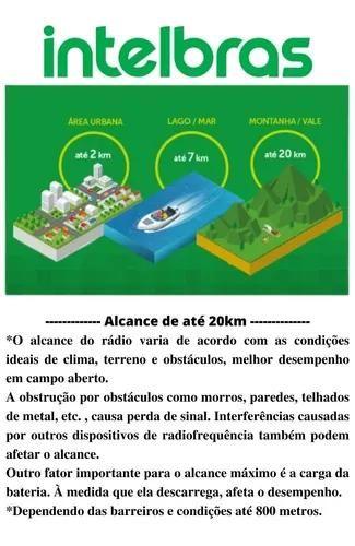 Imagem de 4 Rádios Comunicadores RC4002 Intelbras Com Carregadores Bivolt 