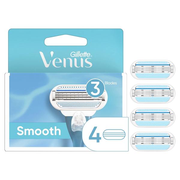 Imagem de 4 recargas femininas Razor Blades Gillette Venus Smooth