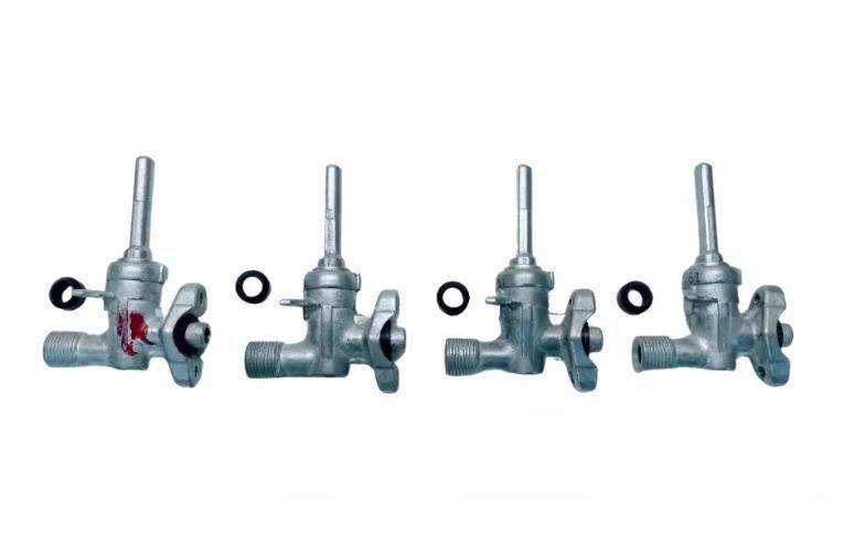 Imagem de 4 Registros Ramal e Anilha Vedação P/ Fogão Cooktop Fischer