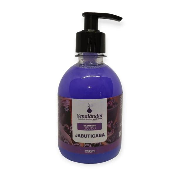 Imagem de 4 Sabonete Líquido Cheiroso Orquídea Açai Flor Algodão Jabuticaba Erva Doce Pitanga 250ml - Envio Já