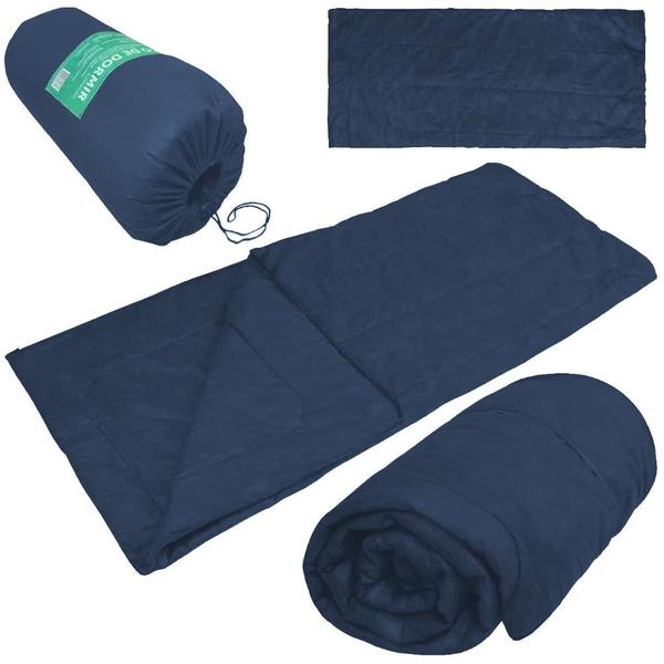 4 Sacos de Dormir Solteiro Camping Trilha Pesca Retiro Azul F.a. Colchoes - F.A. COLCHÕES Imagem de 4 Sacos de Dormir Solteiro Camping Trilha Pesca Retiro Azul F.a. Colchoes