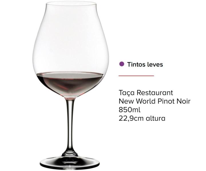 Imagem de 4 Taças Riedel Restaurant Vinho New World Pinot Noir 850Ml