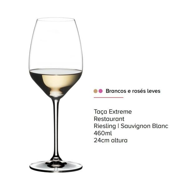 Imagem de 4 Taças Riedel Vinho Extreme Riesling Sauvignon Blanc 460Ml