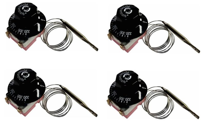 4 - Termostato Persicontrols 50/320ºc 16a (rosinha) Imagem de 4 - Termostato Persicontrols 50/320ºc 16a (rosinha)