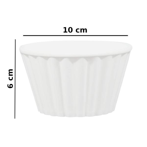 Imagem de 4 Tigelas Ramequim 260 Ml Melamina Premium para Molhos e Finger Food  Bestfer 