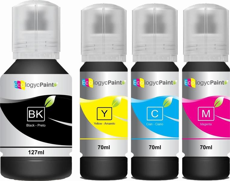 Imagem de 4 tinta para epson 504 L4150 L4160 compatível