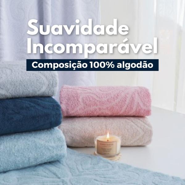 Imagem de 4 Toalhas Grandes Grossas Macias 100% Algodão Ótima Absorção