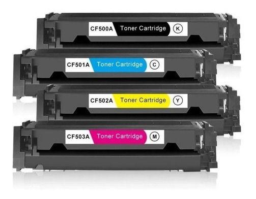 Imagem de 4 Toner Compativel Para Laserjet Color M281fdw M281 M-281