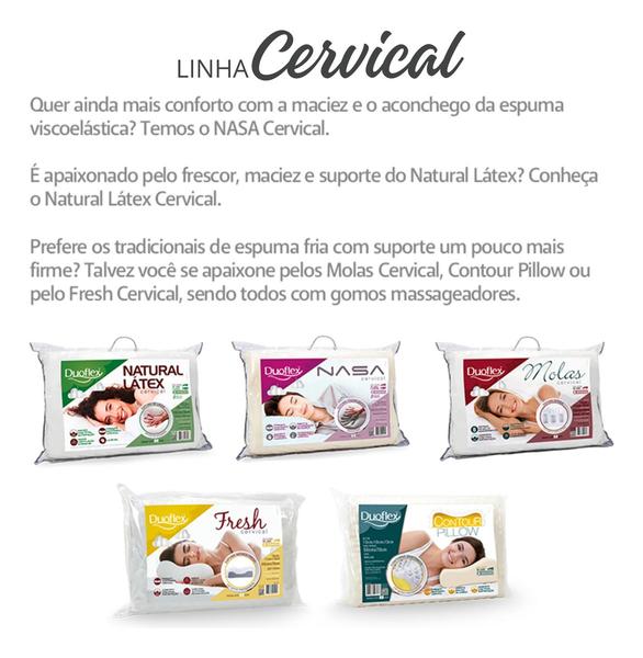 Imagem de 4 Travesseiros com Molas Modelo Cervical