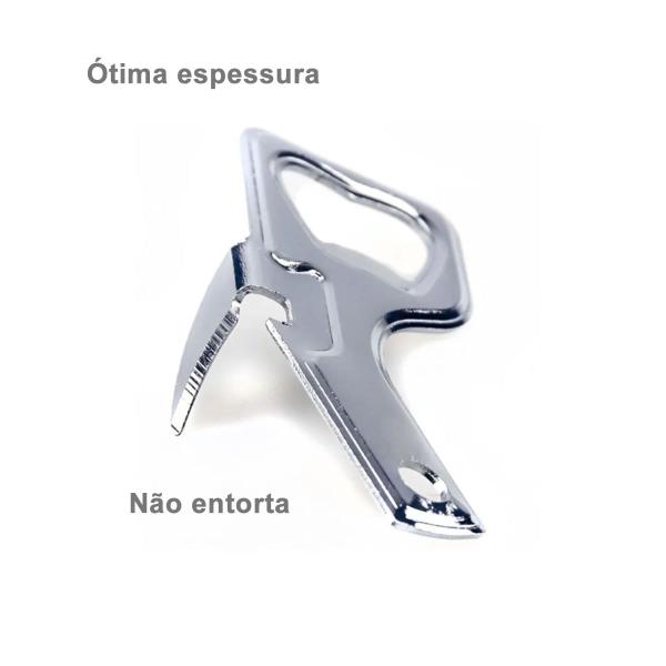 4 UN Abridor De Lata E Garrafas Cerveja Reforçado Aço Inox - clinl Imagem de 4 UN Abridor De Lata E Garrafas Cerveja Reforçado Aço Inox